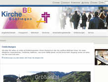 Tablet Screenshot of kirchebb.de